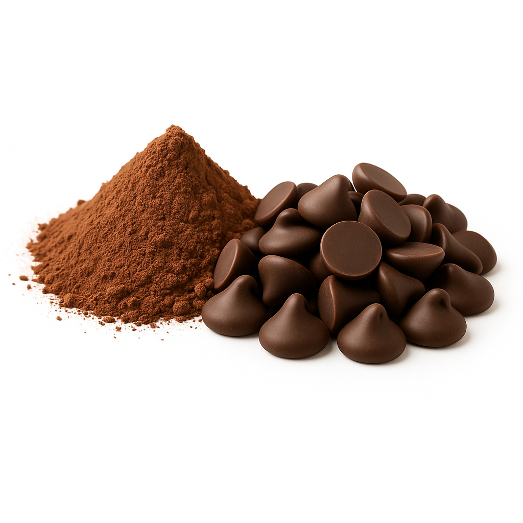 Cocoa mass and cocoa powder ingredient used in All Real bars