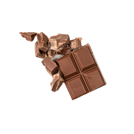 chocolate bar with some broken to chunks